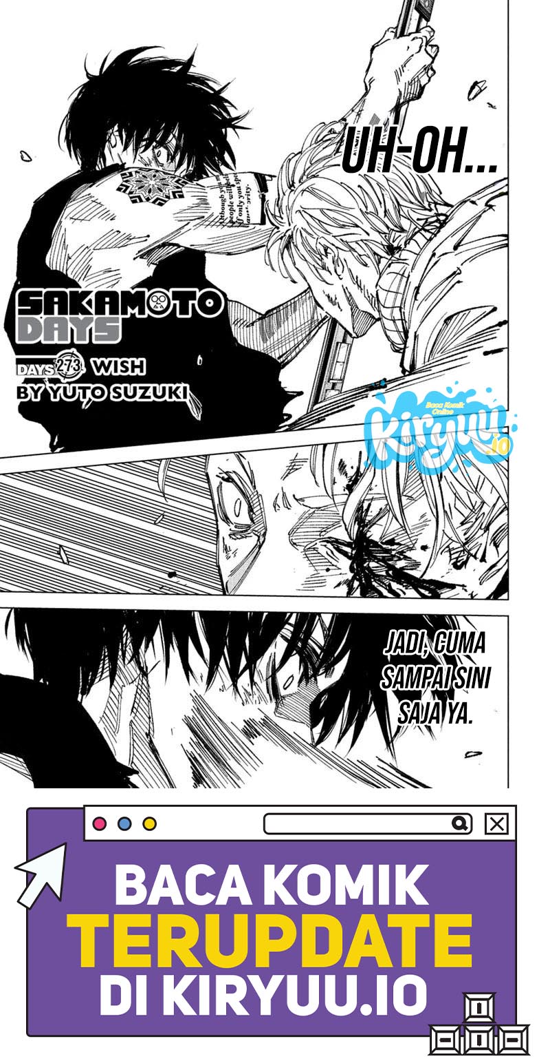 Sakamoto Days Chapter 273 - halaman 2