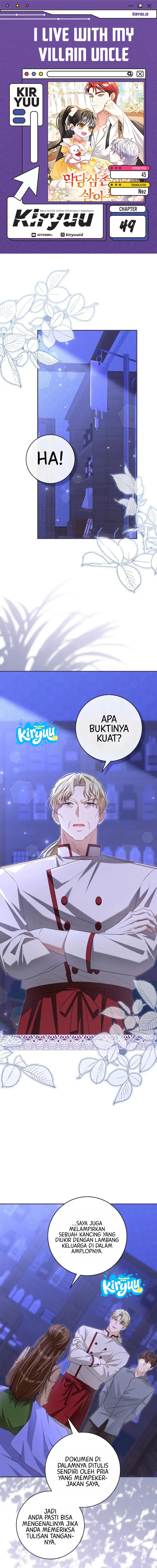 I Live With My Villain Uncle Chapter 49 - halaman 1