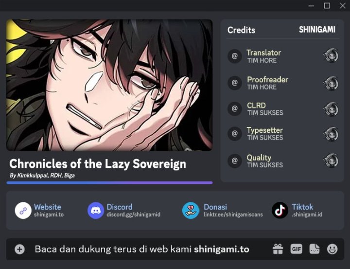 Chronicles of the Lazy Sovereign Chapter 54 - halaman 1