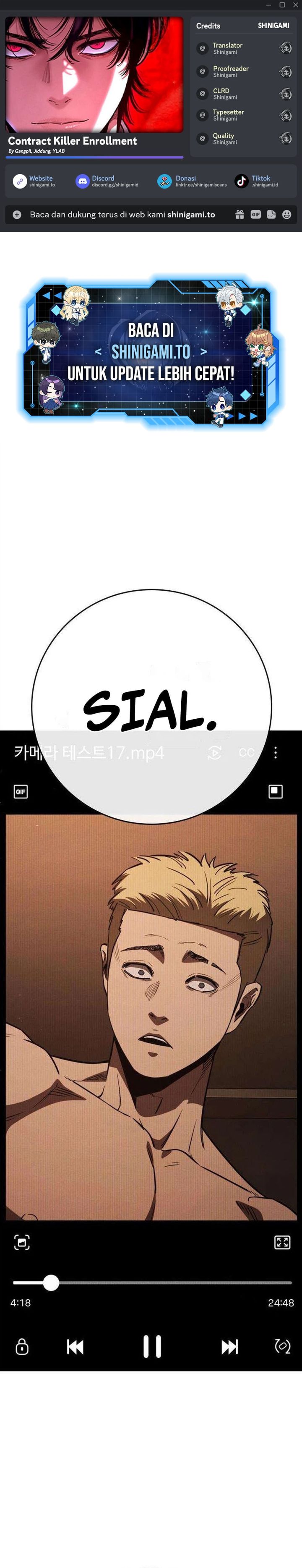 Contract Killer Enrollment Chapter 5 - halaman 1