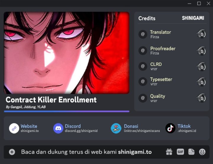 Contract Killer Enrollment Chapter 15 - halaman 1