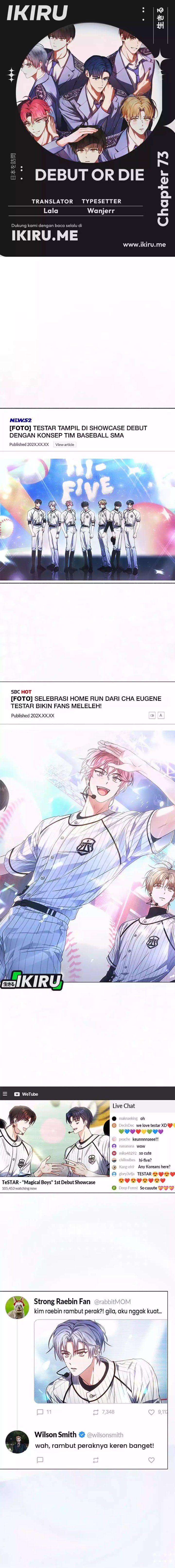 Debut or Die Chapter 73 - halaman 1