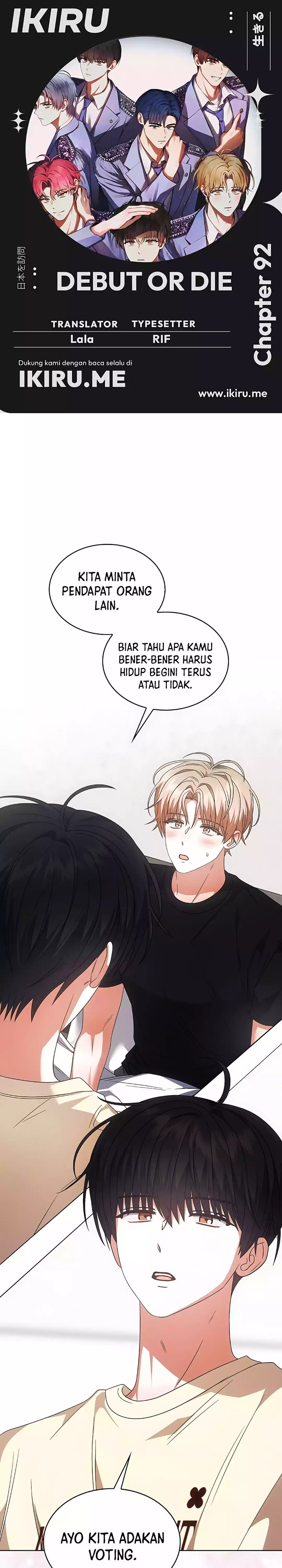 Debut or Die Chapter 92 - halaman 1