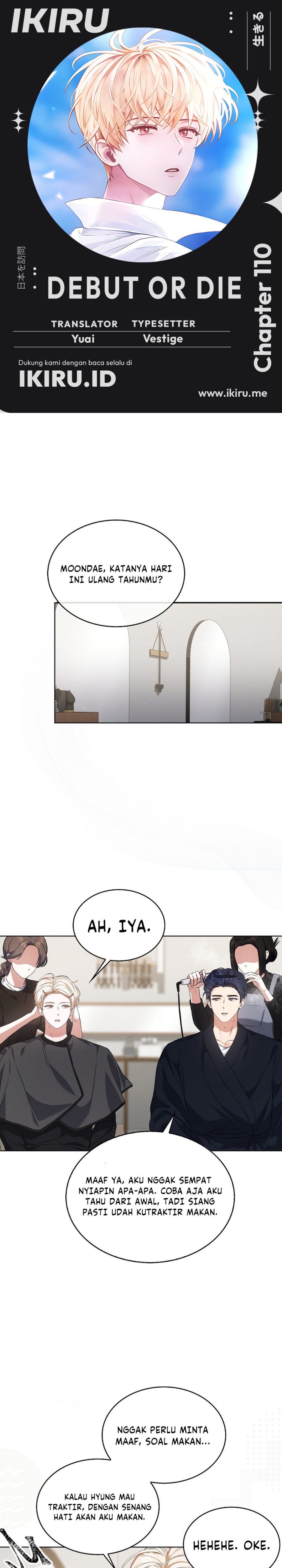 Debut or Die Chapter 110 - halaman 1