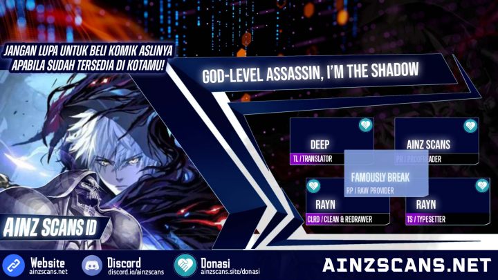 God-level Assassin, I’m the Shadow Chapter 97 - halaman 1