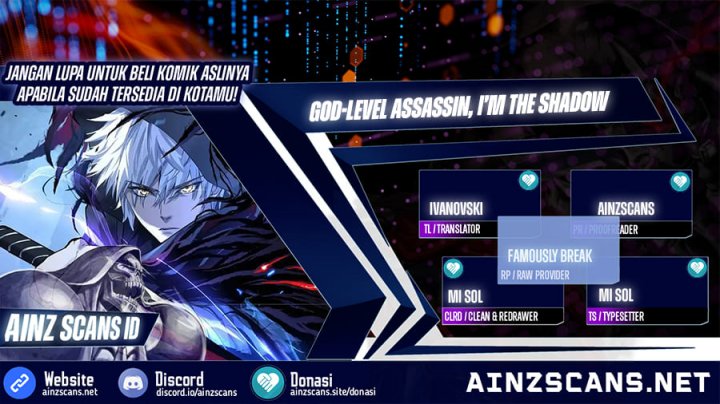 God-level Assassin, I’m the Shadow Chapter 113 - halaman 1