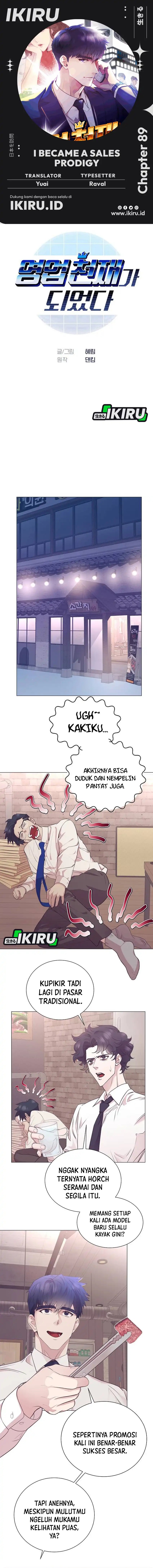 I Became a Sales Prodigy Chapter 89 - halaman 1