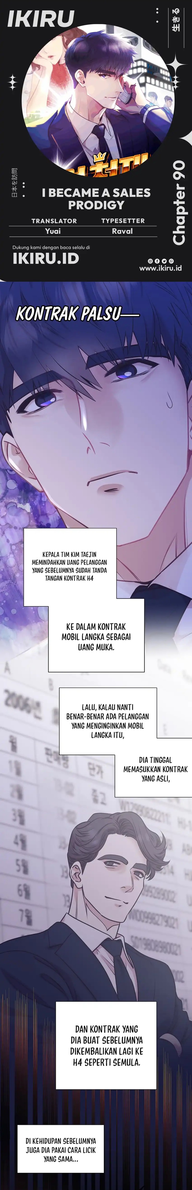 I Became a Sales Prodigy Chapter 90 - halaman 1