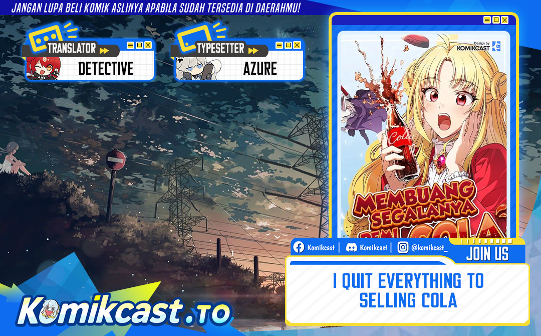 I Quit Everything to Selling Cola Chapter 8 - halaman 1