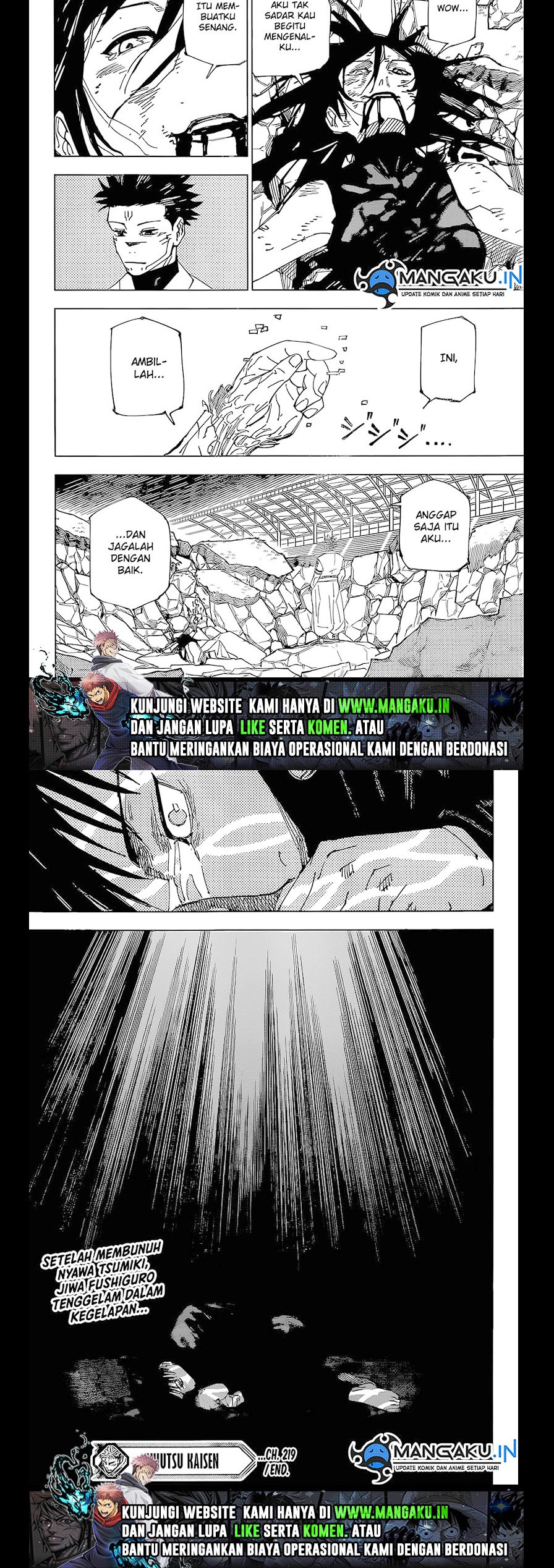 Jujutsu Kaisen Chapter 219 - halaman 10