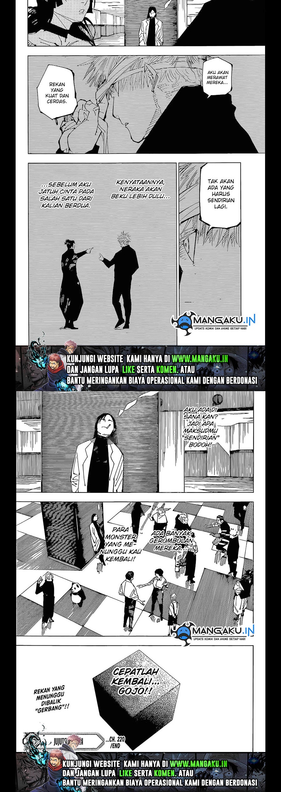 Jujutsu Kaisen Chapter 220 - halaman 10