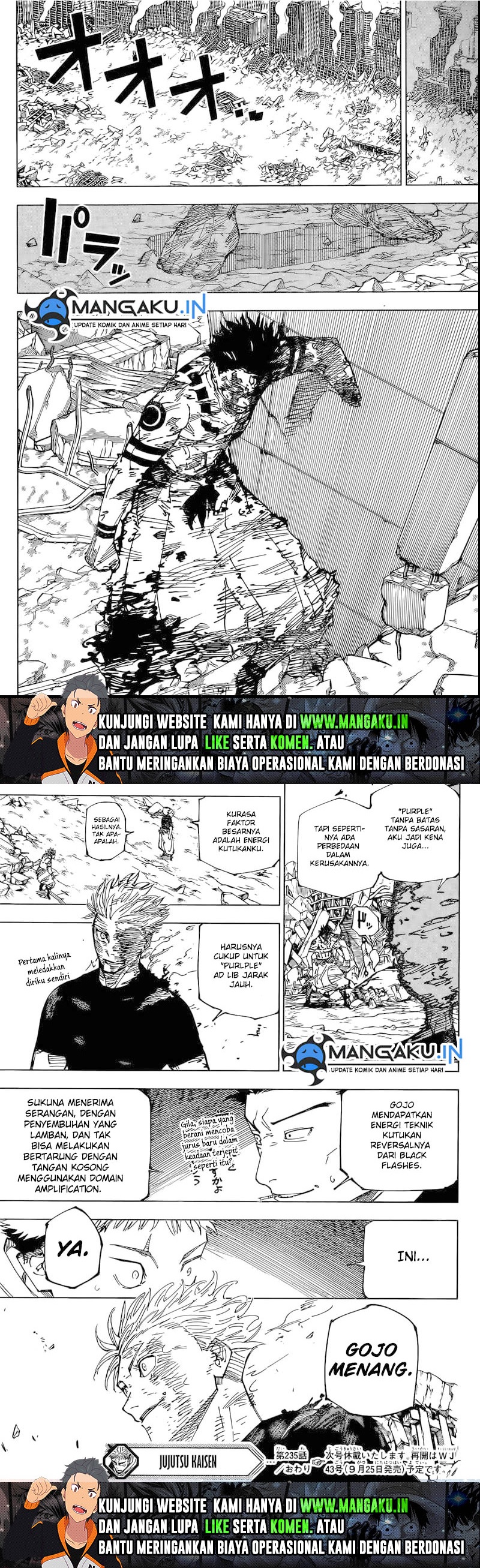 Jujutsu Kaisen Chapter 235 - halaman 7