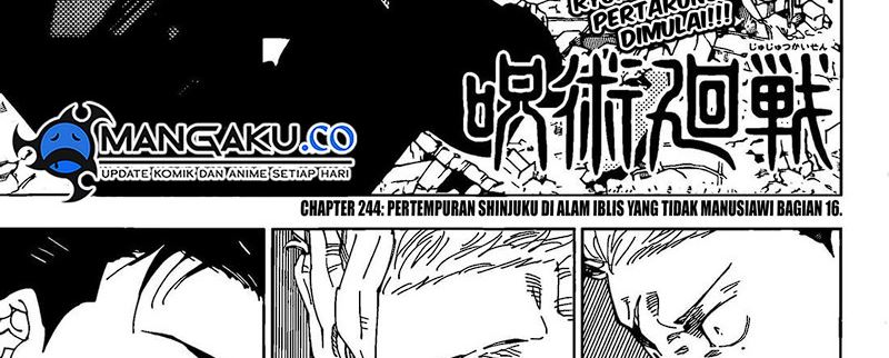 Jujutsu Kaisen Chapter 244 - halaman 4