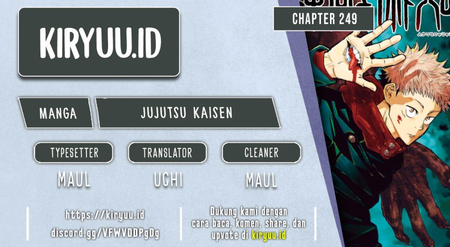 Jujutsu Kaisen Chapter 249 - halaman 1