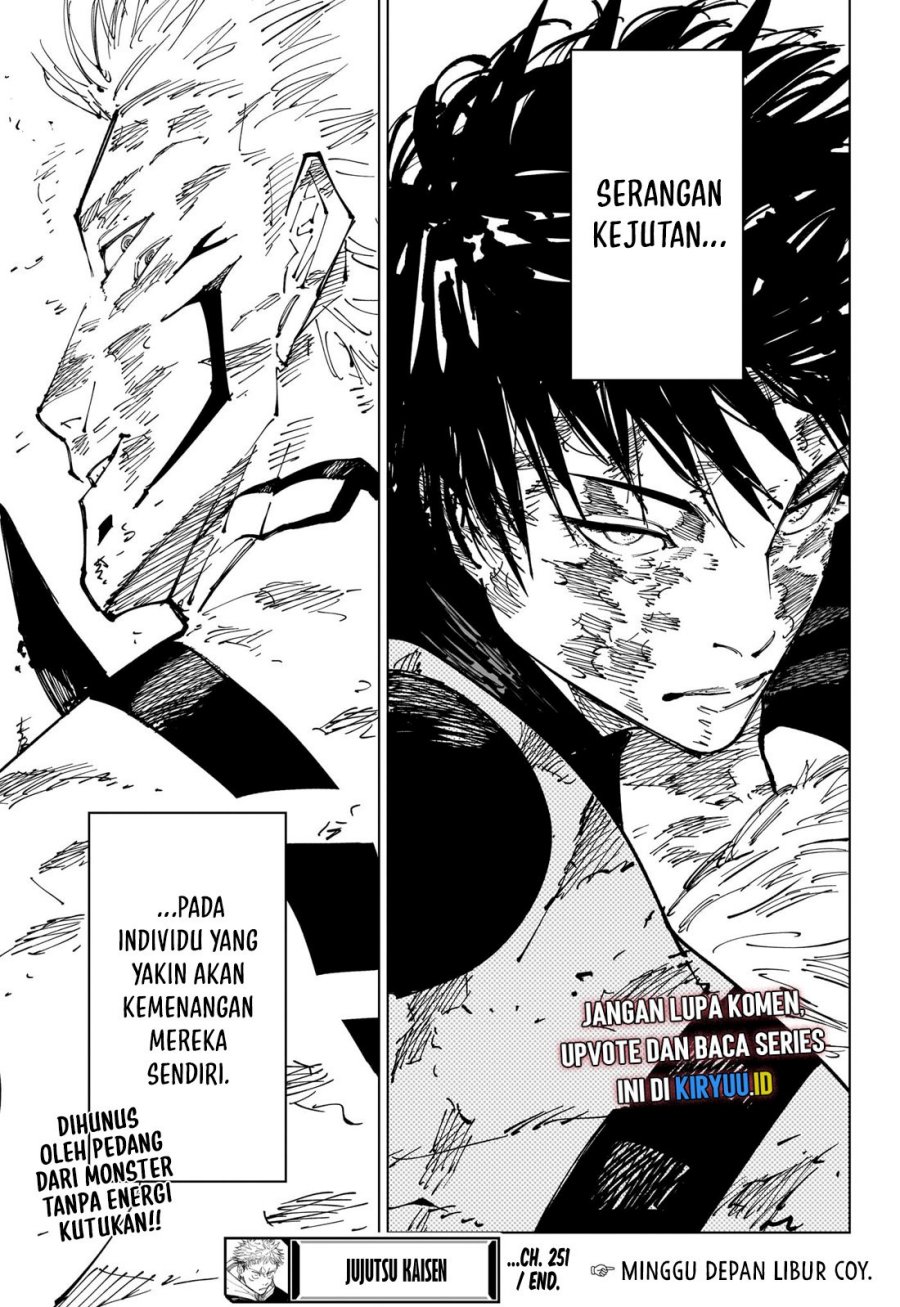 Jujutsu Kaisen Chapter 251 - halaman 19