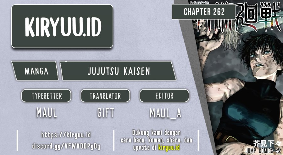 Jujutsu Kaisen Chapter 262 - halaman 1