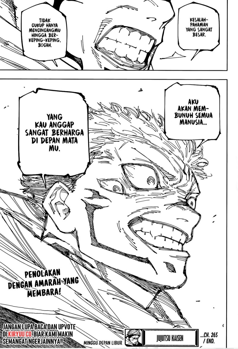Jujutsu Kaisen Chapter 265 - halaman 20