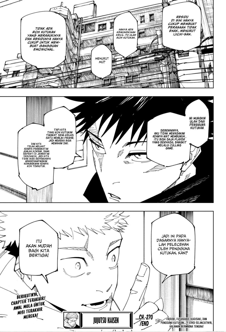 Jujutsu Kaisen Chapter 270 - halaman 20