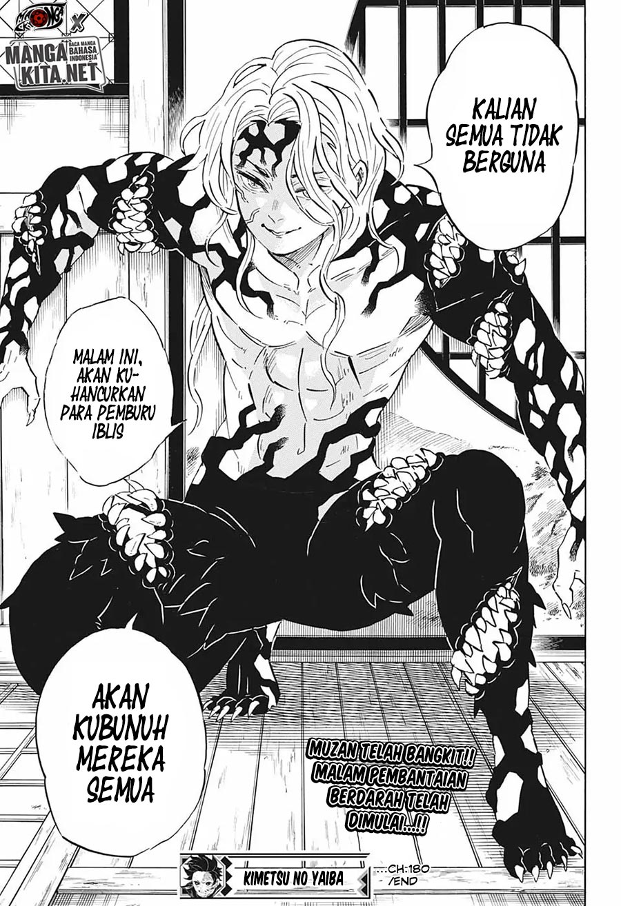 Kimetsu no Yaiba Chapter 180 - halaman 20