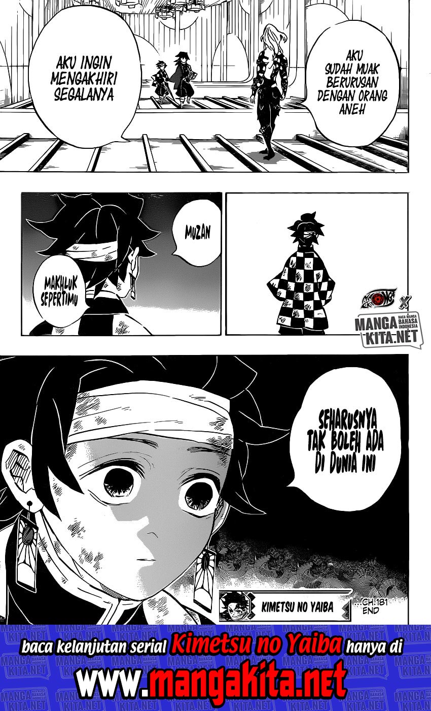 Kimetsu no Yaiba Chapter 181 - halaman 18