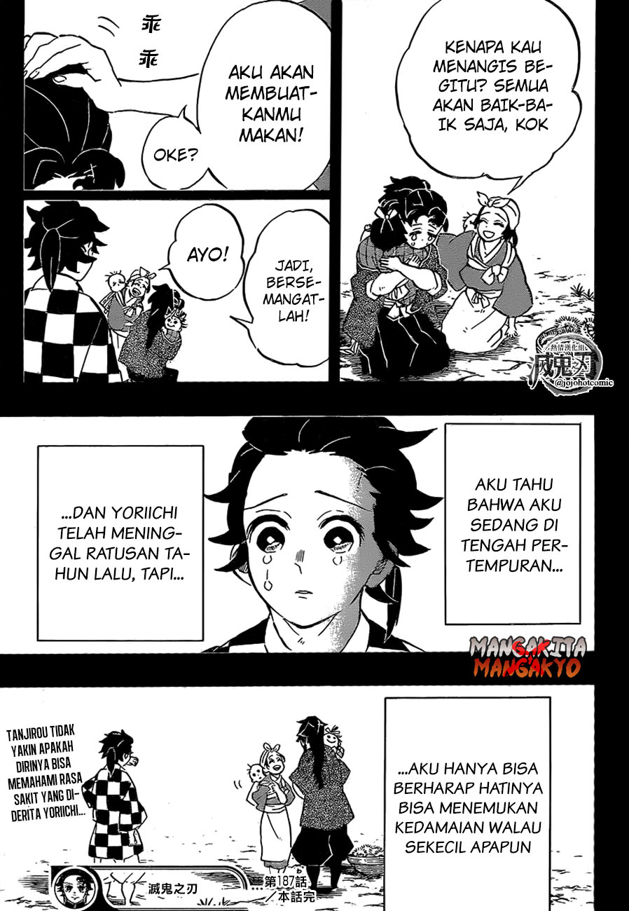 Kimetsu no Yaiba Chapter 187 - halaman 19