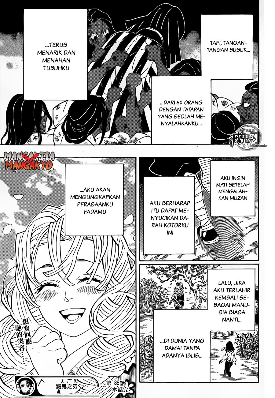 Kimetsu no Yaiba Chapter 188 - halaman 20