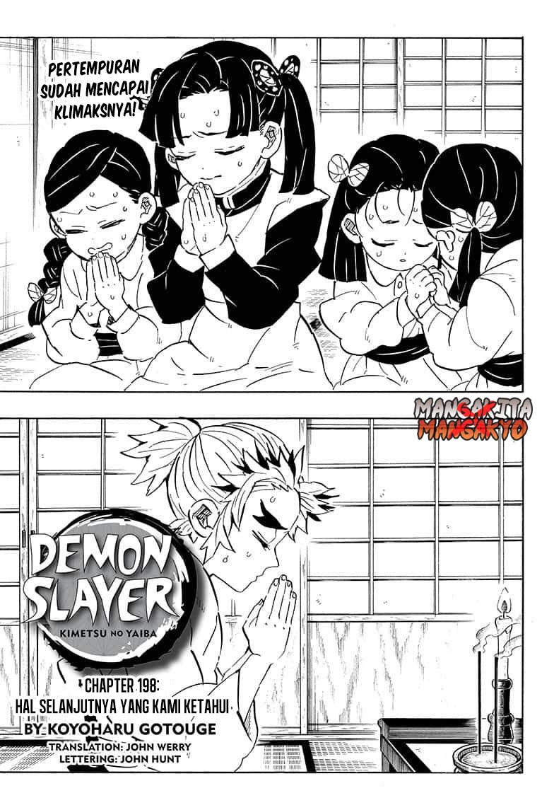 Kimetsu no Yaiba Chapter 198 - halaman 2