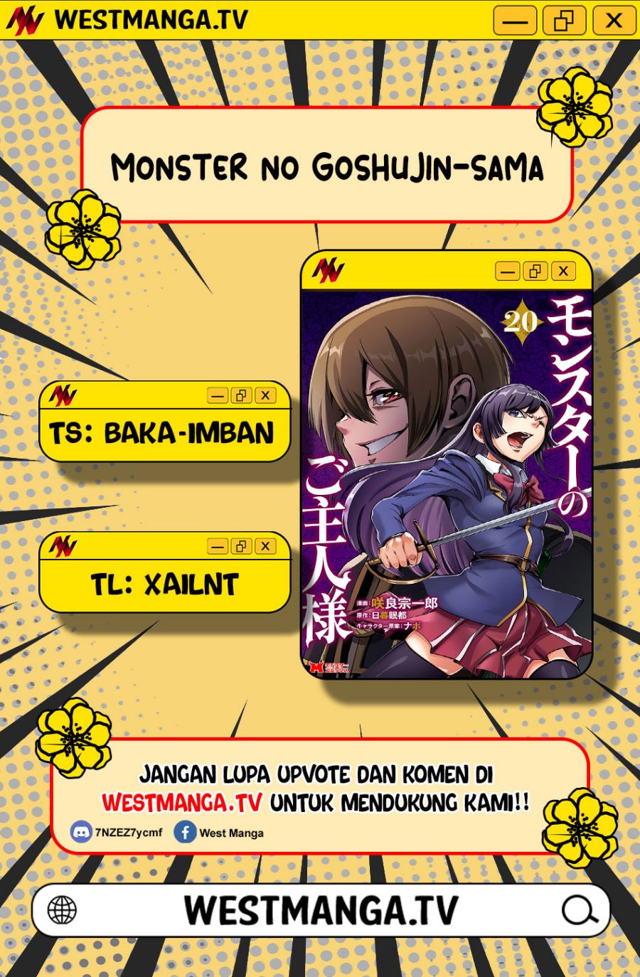 Monster no Goshujin-sama Chapter 93 - halaman 3