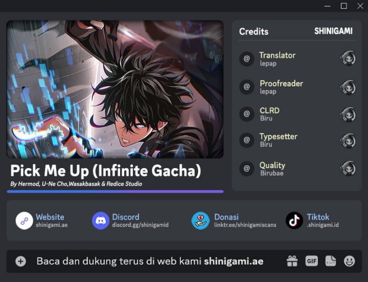 Pick Me Up, Infinite Gacha Chapter 193 - halaman 1