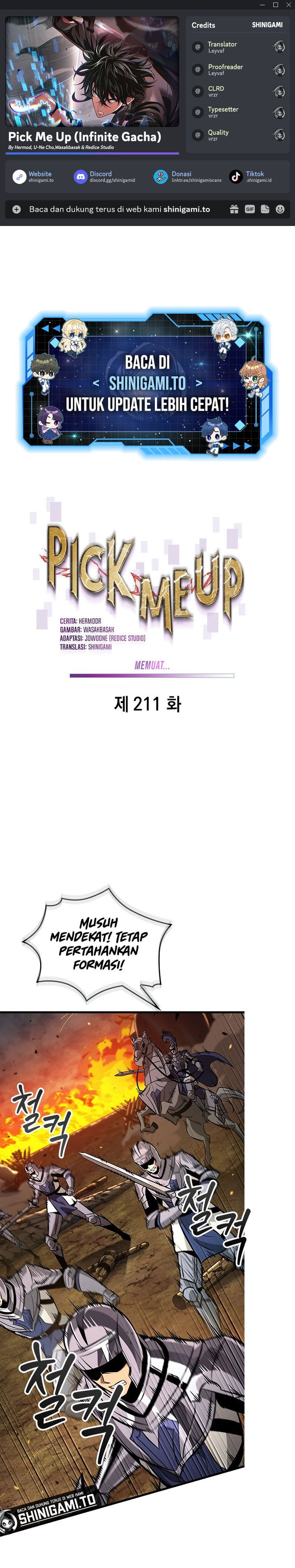 Pick Me Up, Infinite Gacha Chapter 211 - halaman 1