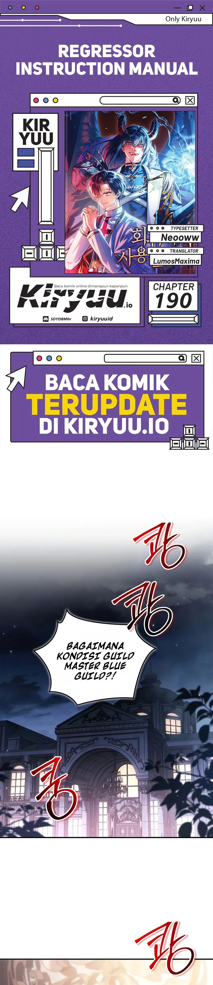 Regressor Instruction Manual Chapter 190 - halaman 1