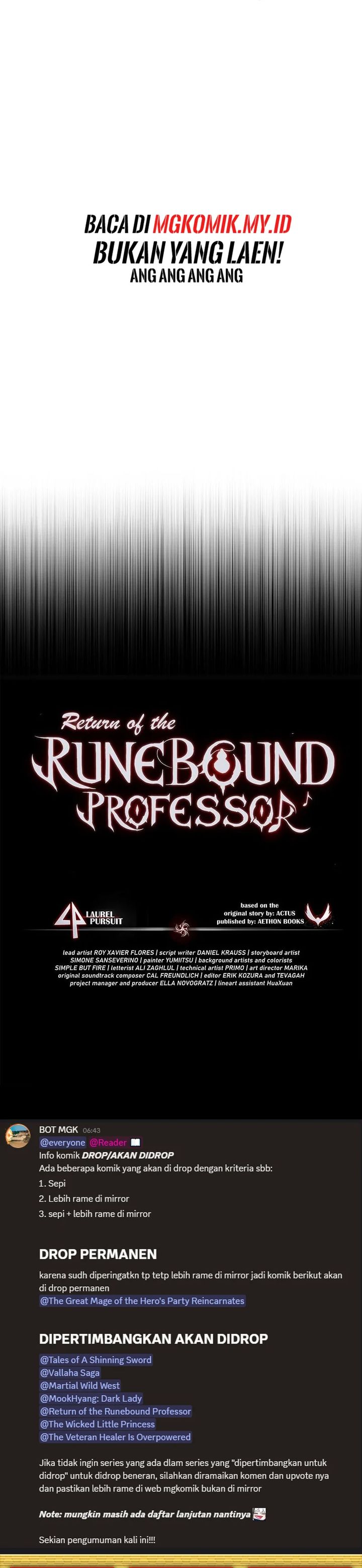 Return of the Runebound Professor Chapter 41 - halaman 40