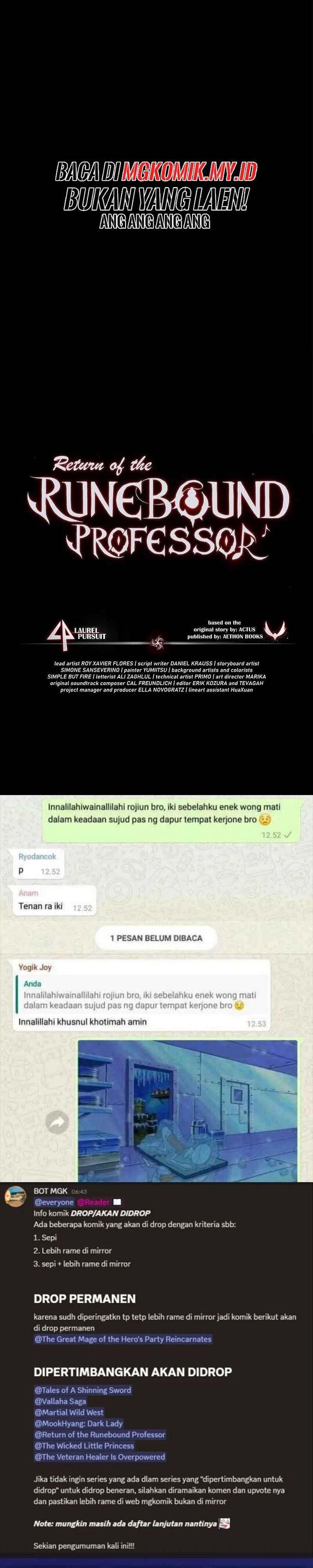 Return of the Runebound Professor Chapter 44 - halaman 43