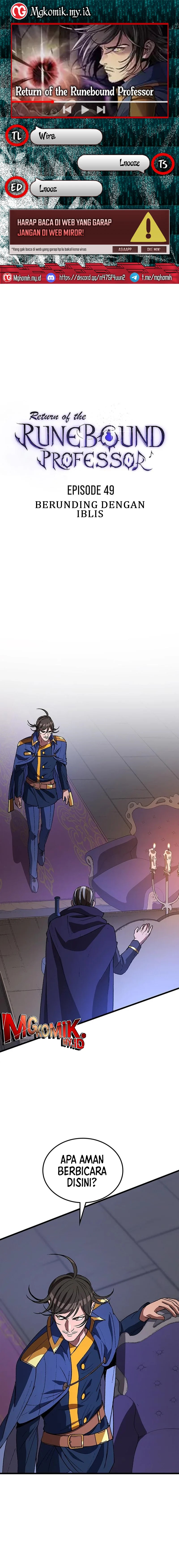 Return of the Runebound Professor Chapter 49 - halaman 1