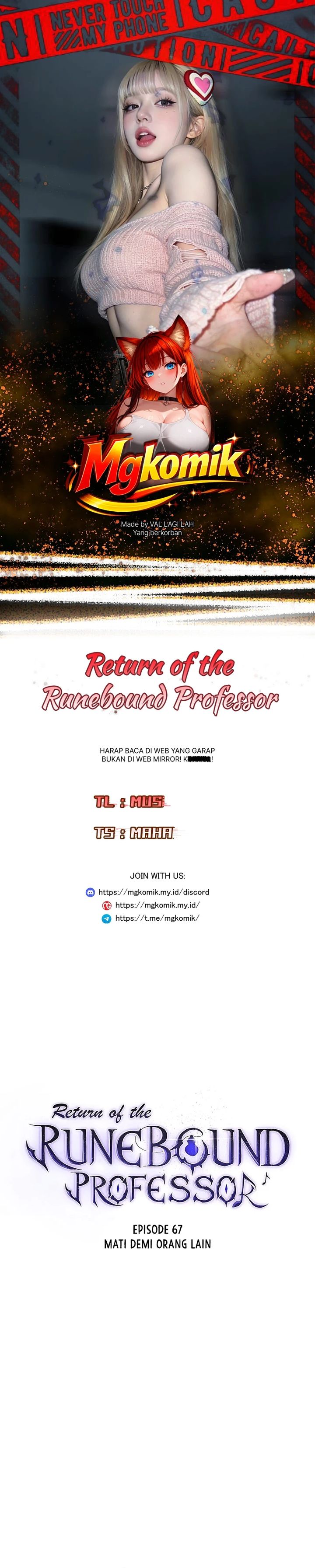Return of the Runebound Professor Chapter 67 - halaman 1
