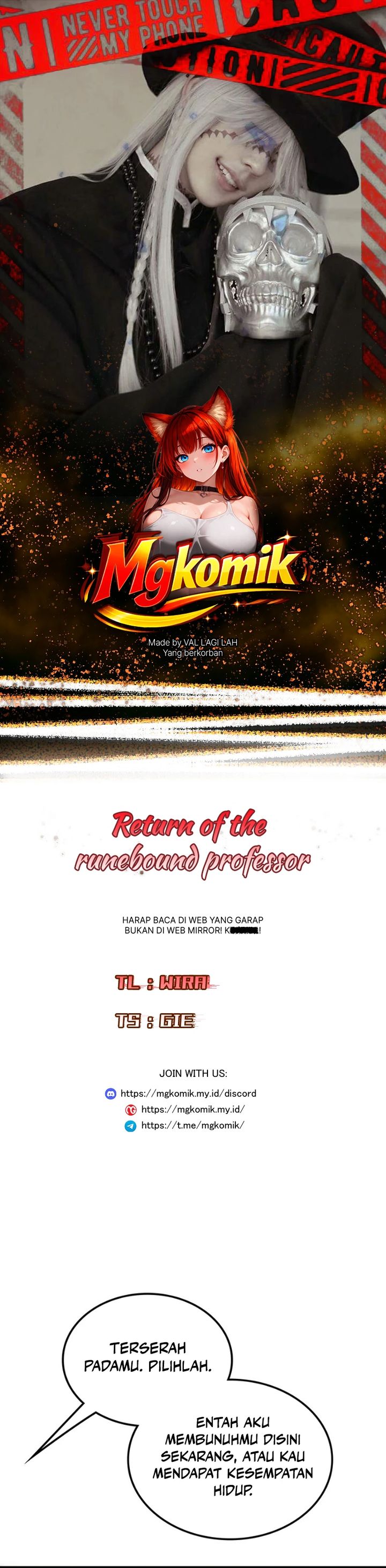 Return of the Runebound Professor Chapter 73 - halaman 1
