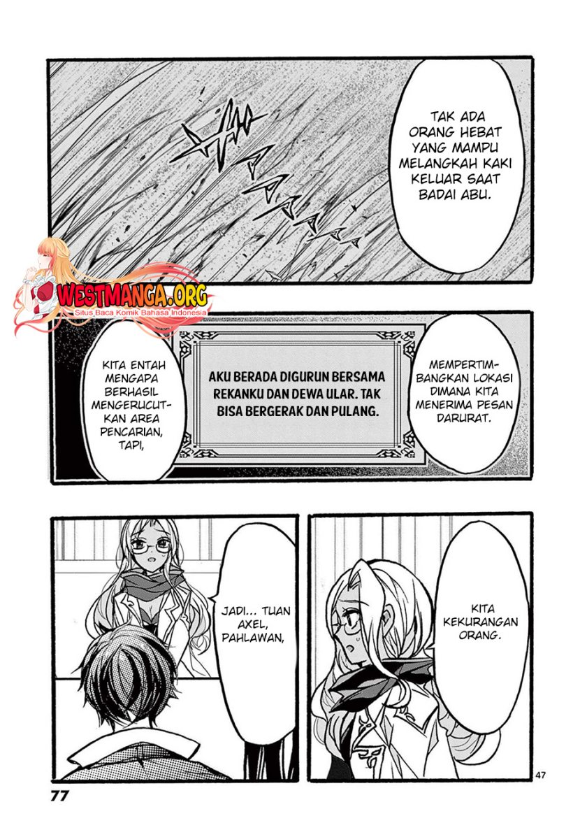 Saikyou Shoku (Ryukishi) Kara Shokyu Shoku (Hakobiya) Ni Nattano Ni Naze Ka Yushatachi Kara Tayoraretemasu Chapter 34 - halaman 51
