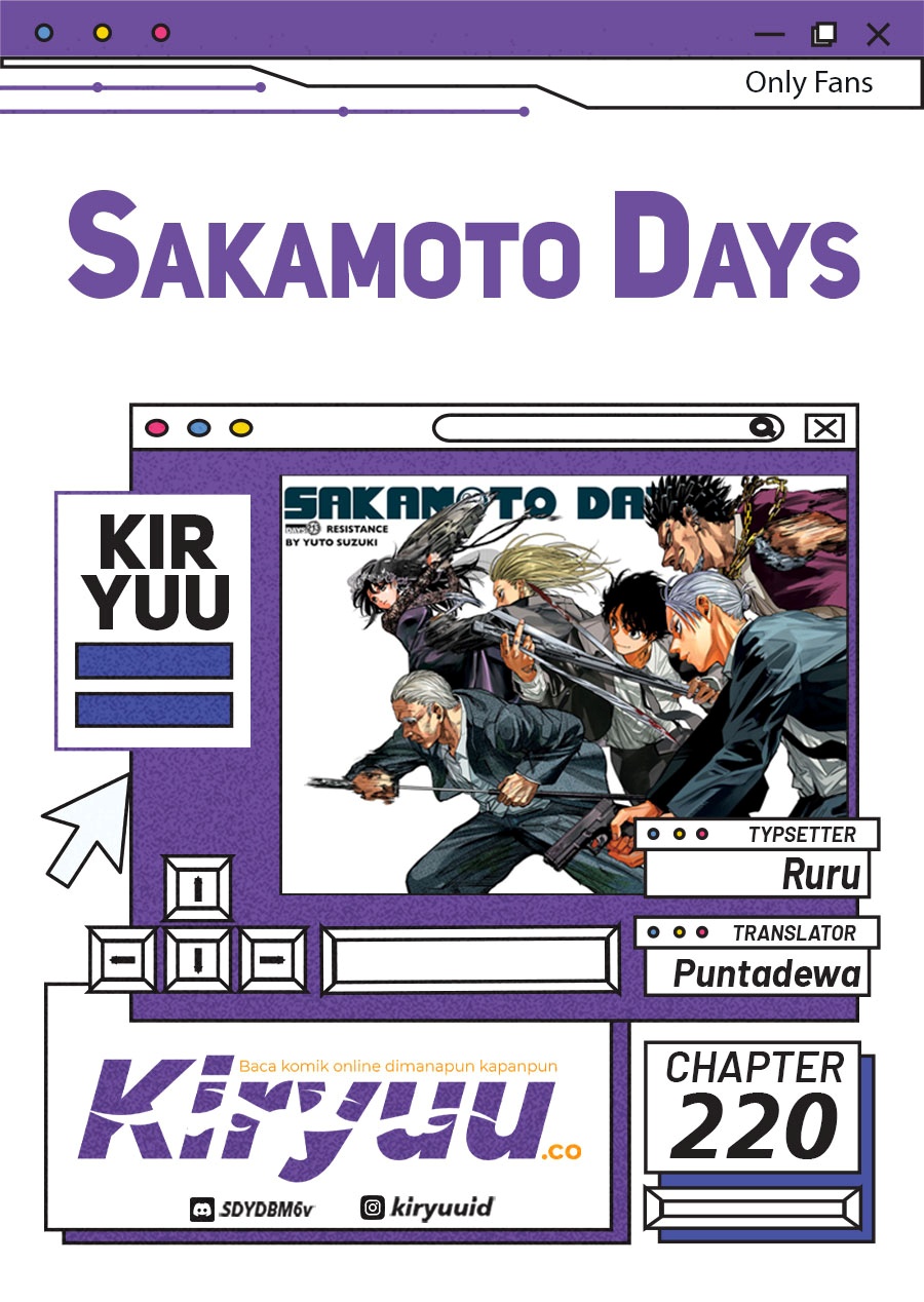 Sakamoto Days Chapter 220 - halaman 1