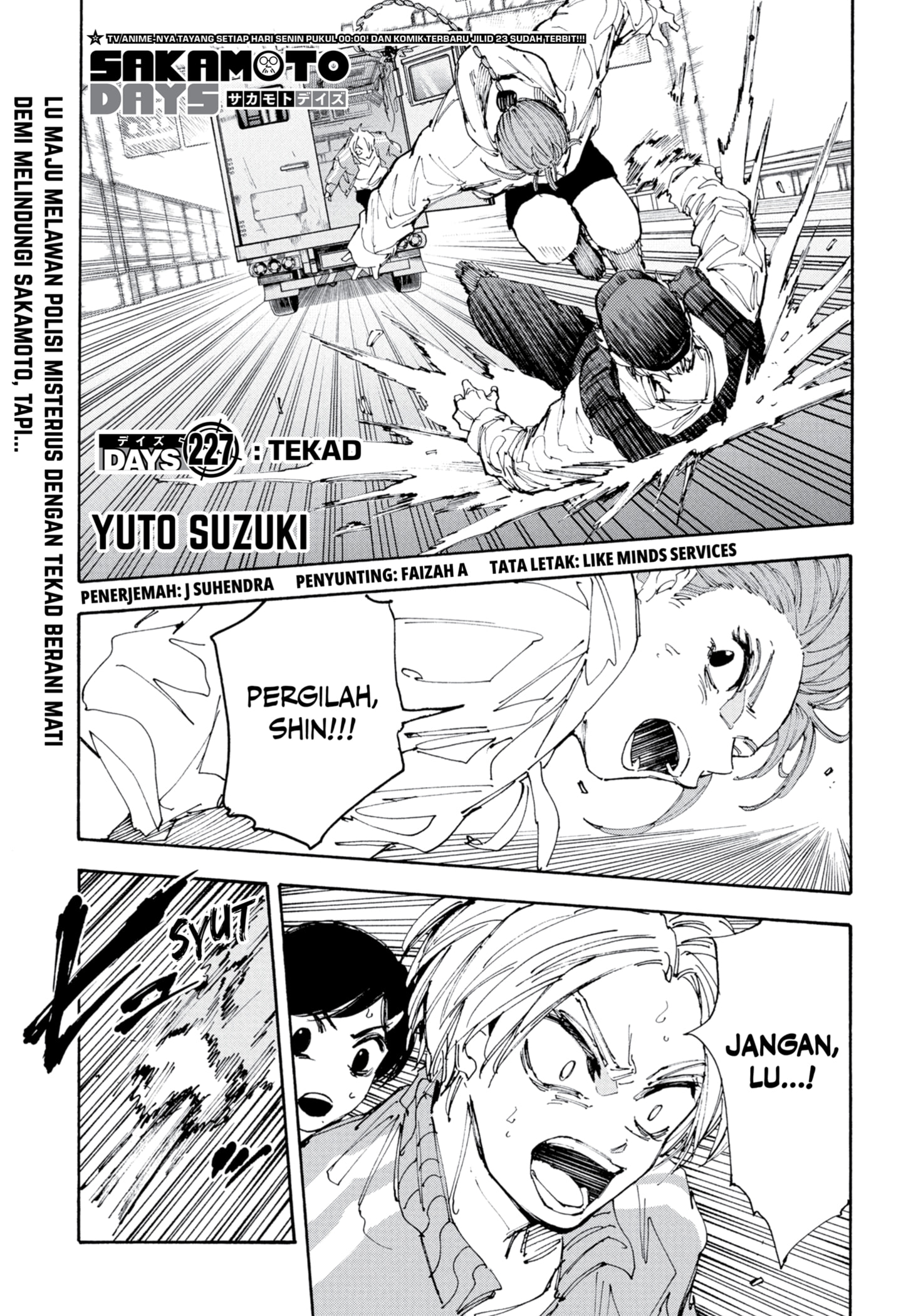 Sakamoto Days Chapter 227 - halaman 1