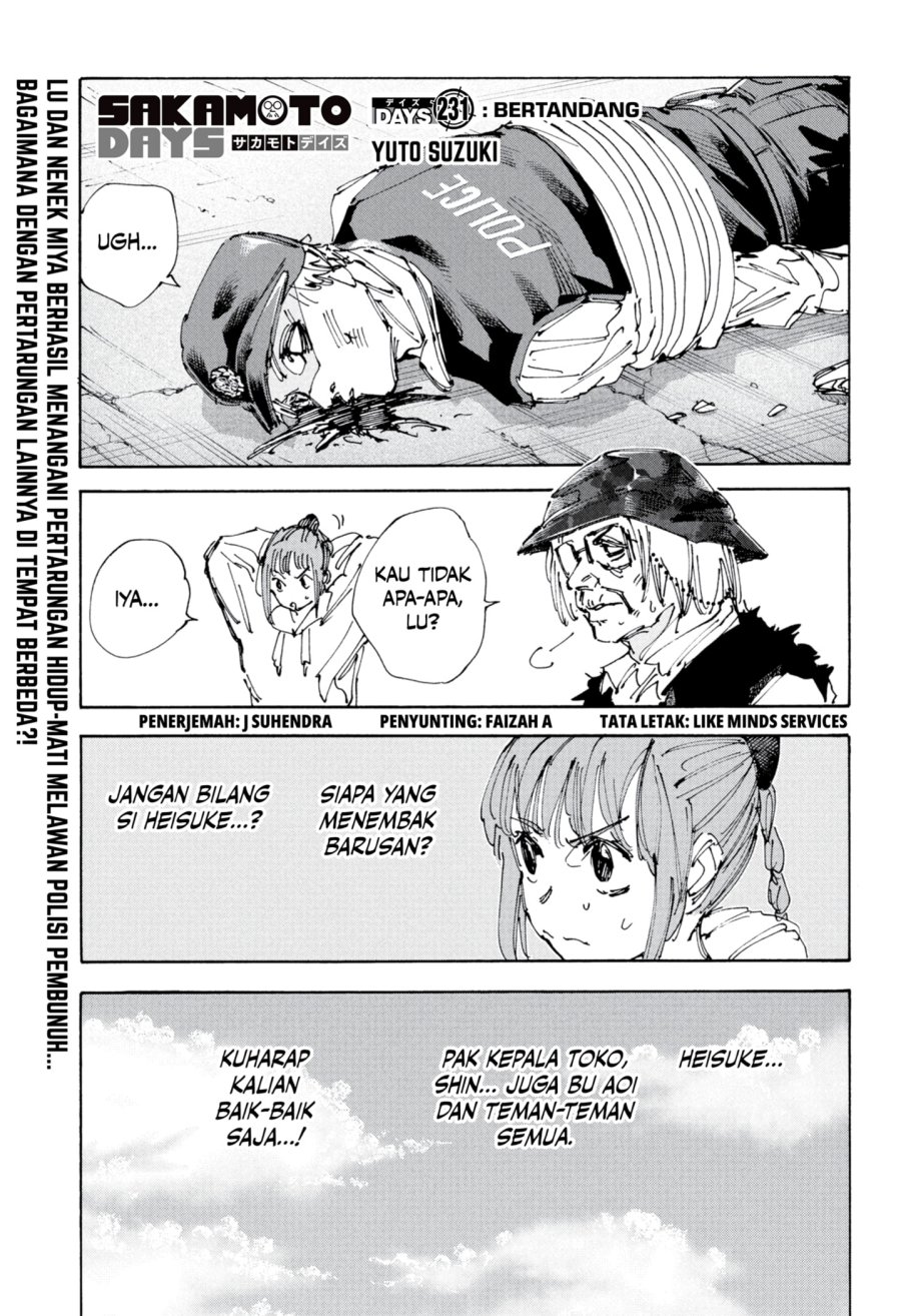 Sakamoto Days Chapter 231 - halaman 1