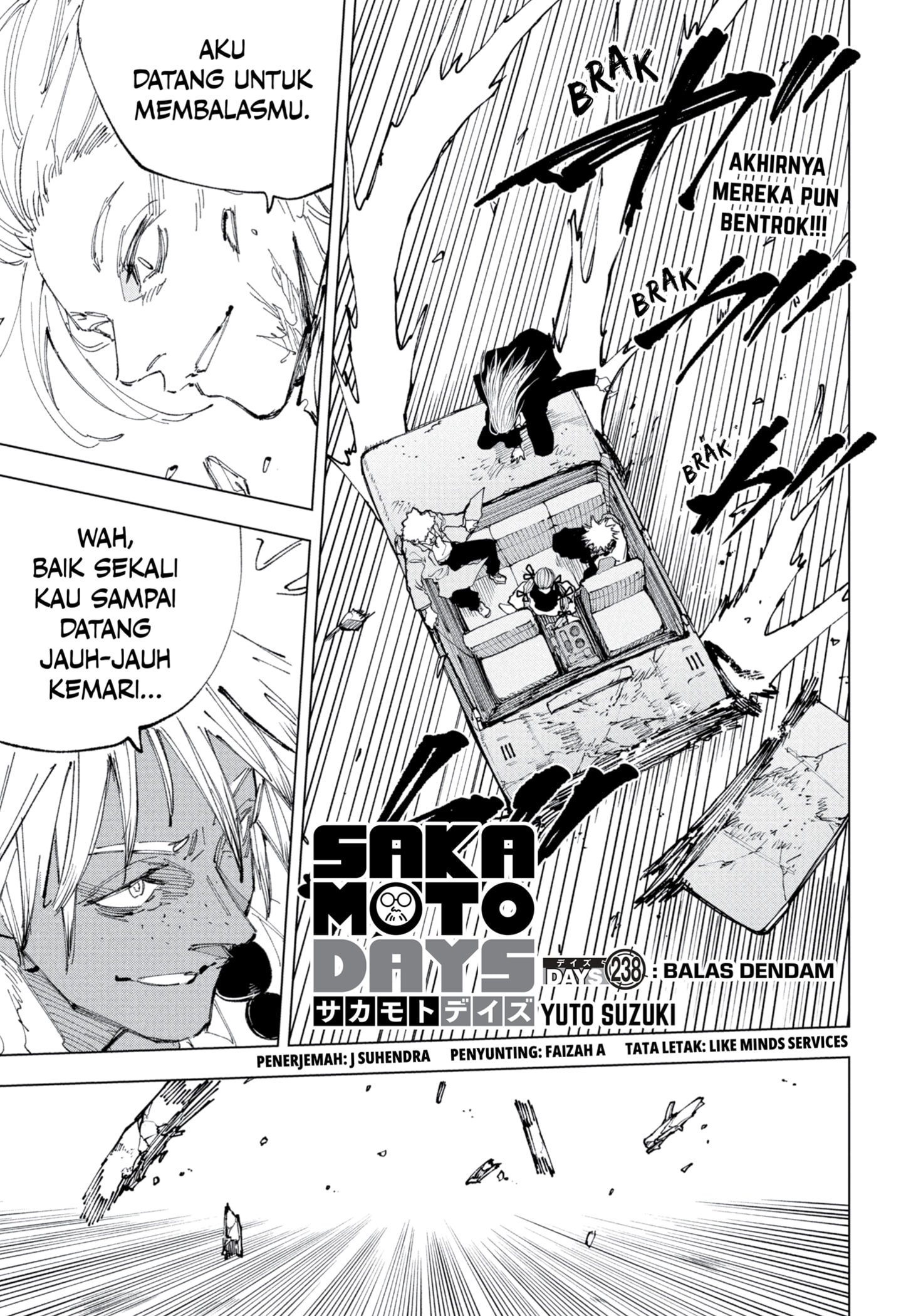 Sakamoto Days Chapter 238 - halaman 1