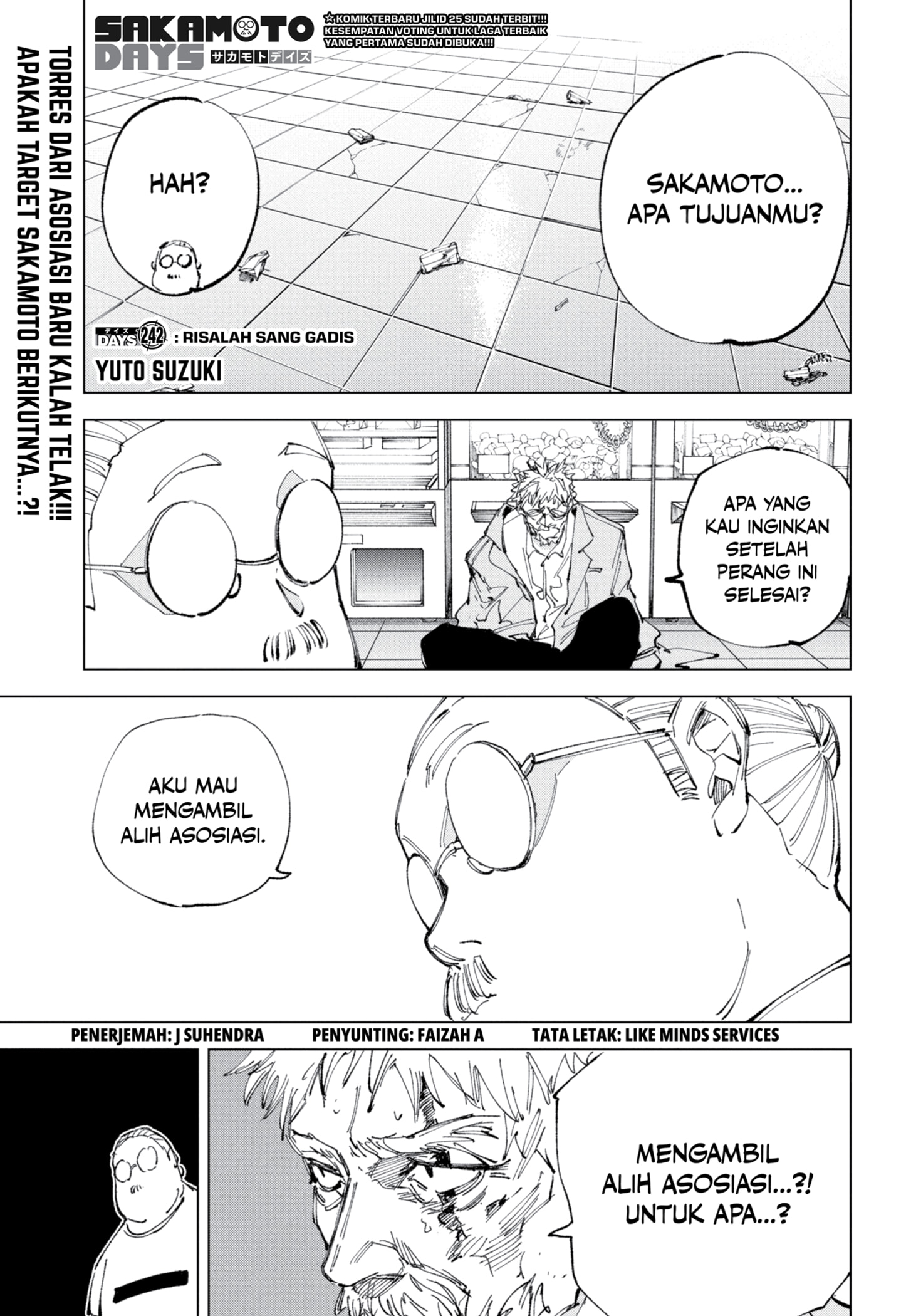 Sakamoto Days Chapter 242 - halaman 1