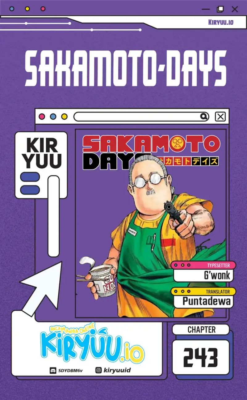 Sakamoto Days Chapter 243 - halaman 1