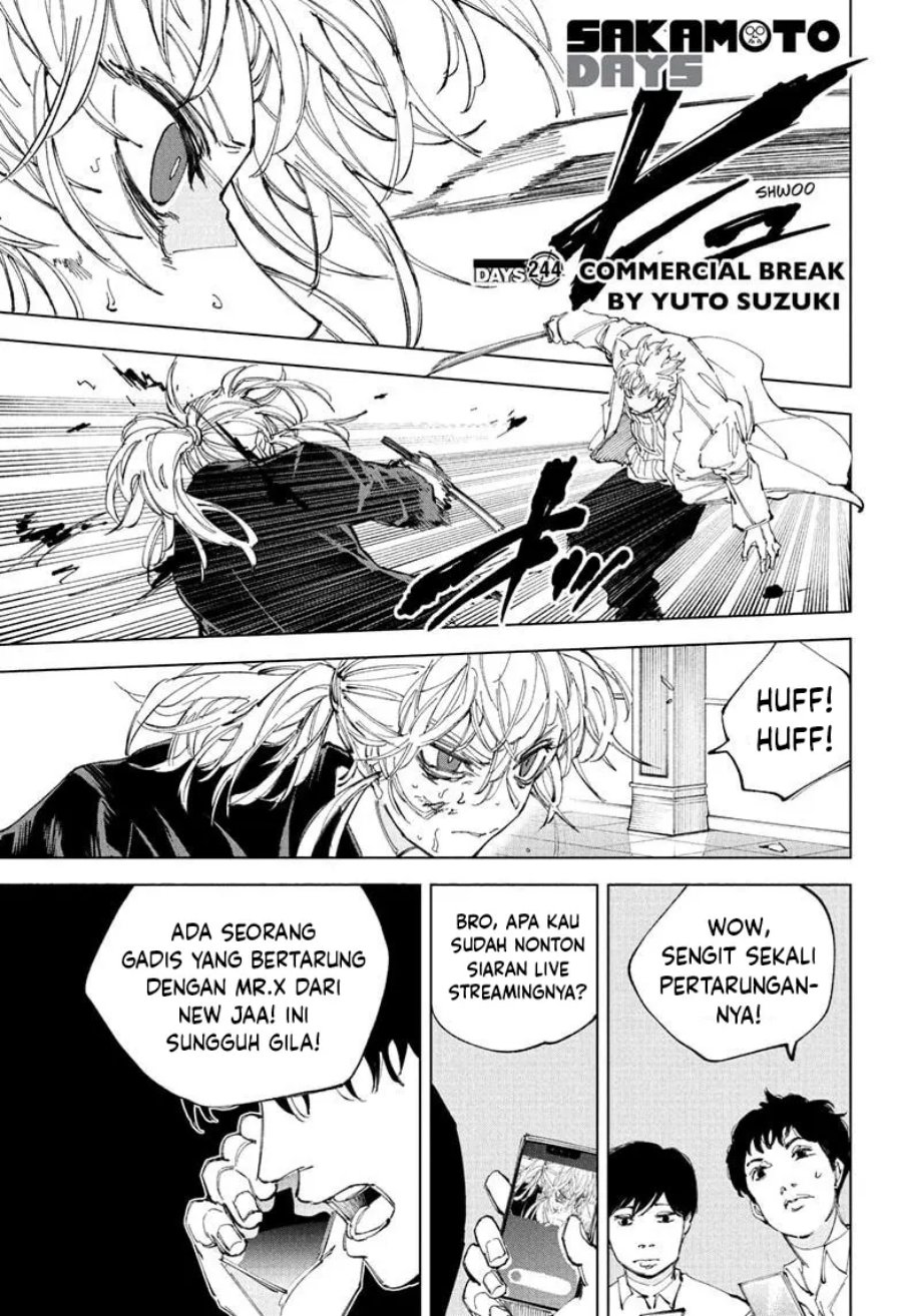Sakamoto Days Chapter 244 - halaman 2