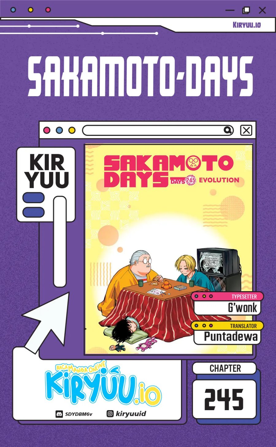Sakamoto Days Chapter 245 - halaman 1