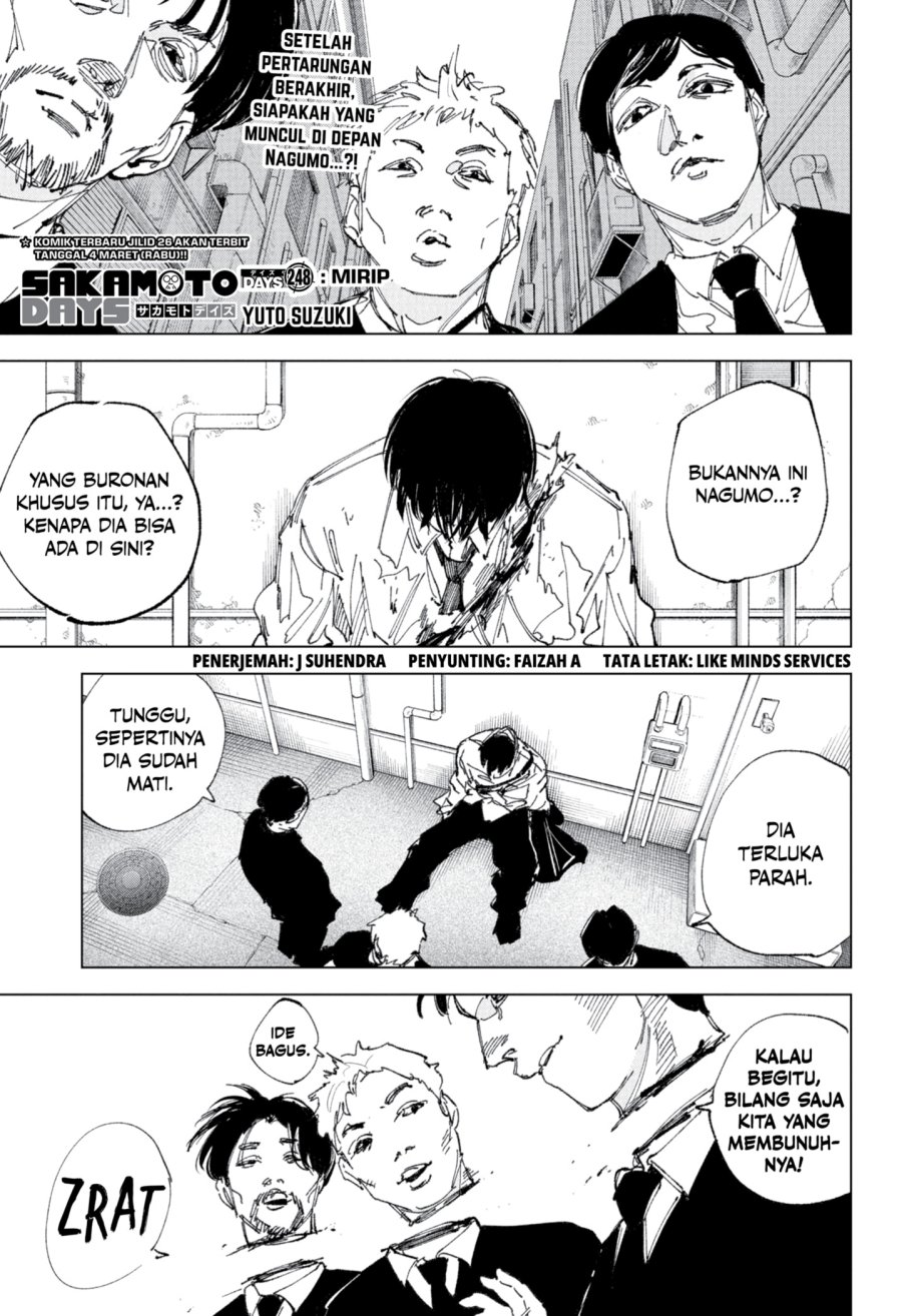 Sakamoto Days Chapter 248 - halaman 1