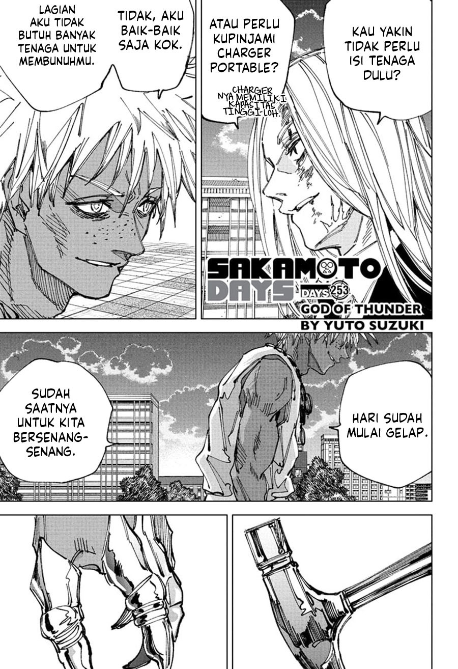 Sakamoto Days Chapter 253 - halaman 2
