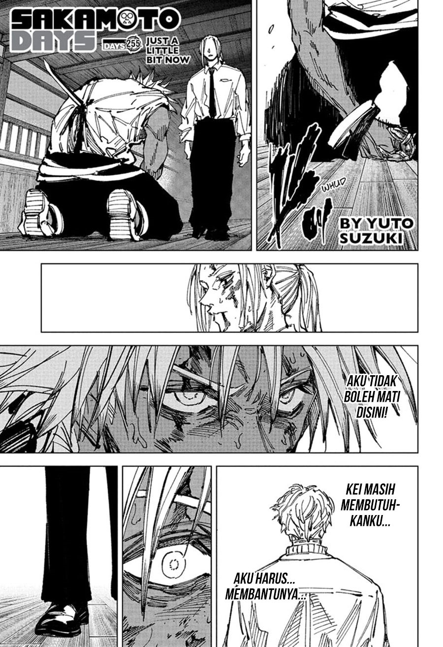 Sakamoto Days Chapter 255 - halaman 2