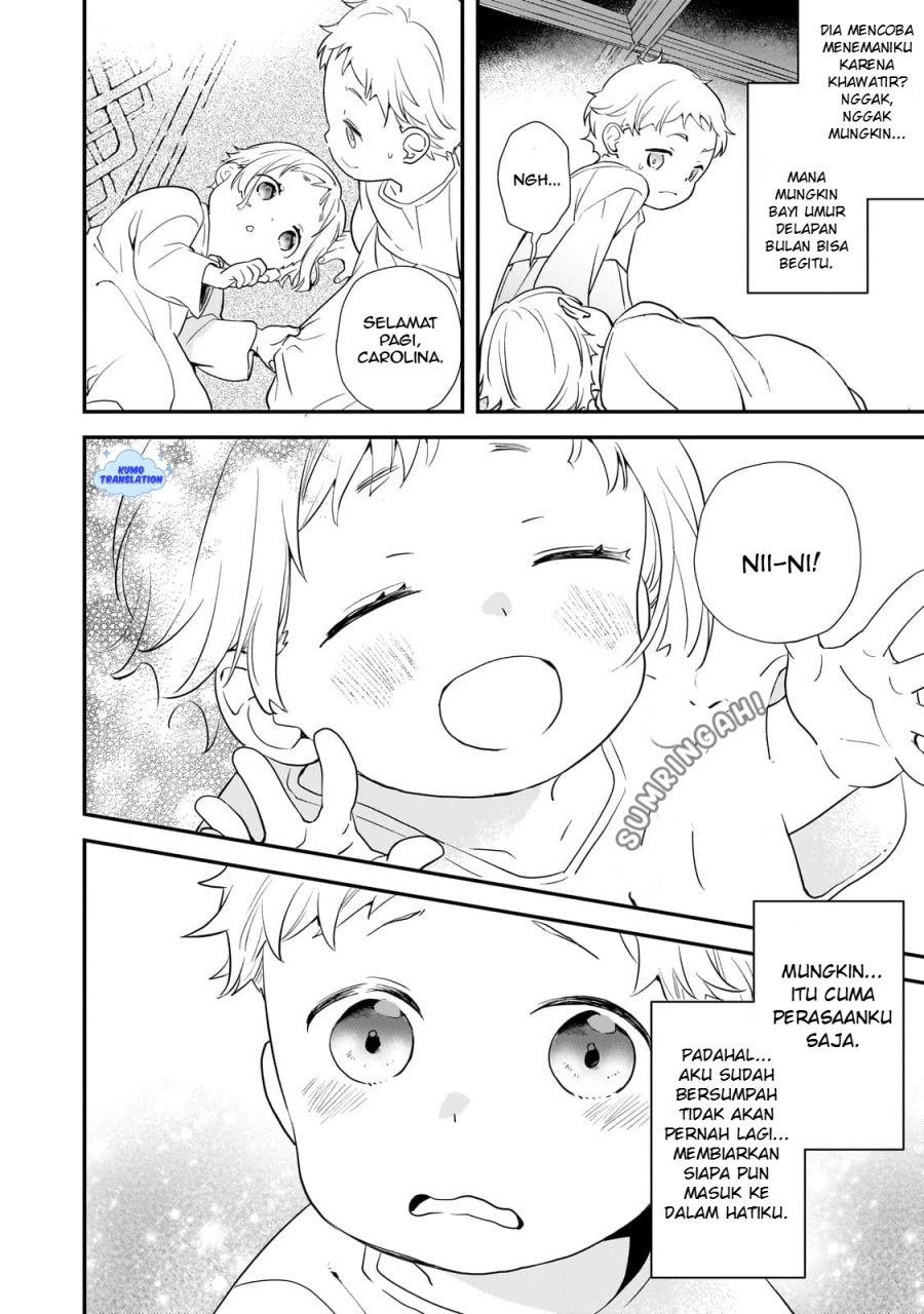Shinu Unmei ni Aru Akuyaku Reijou no Ani ni Tensei shitanode, Imouto wo Sodatete Mirai wo Kaetai to Omoimasu ~Sekai Saikyou wa Ore dakedo, Sekai Saikawa wa Imouto ni Chigainai~ Chapter 1 - halaman 44