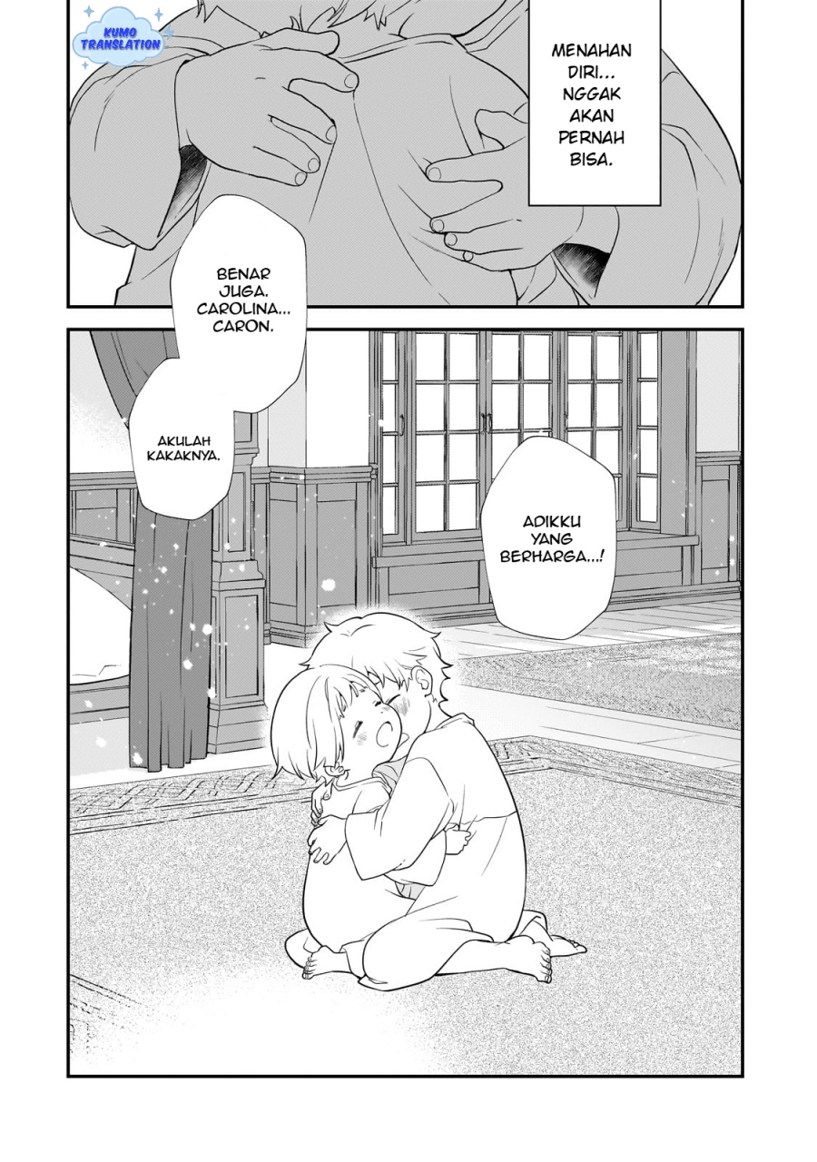 Shinu Unmei ni Aru Akuyaku Reijou no Ani ni Tensei shitanode, Imouto wo Sodatete Mirai wo Kaetai to Omoimasu ~Sekai Saikyou wa Ore dakedo, Sekai Saikawa wa Imouto ni Chigainai~ Chapter 1 - halaman 45